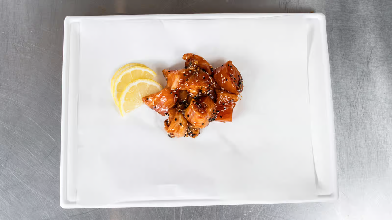 salmon teriyaki fresh