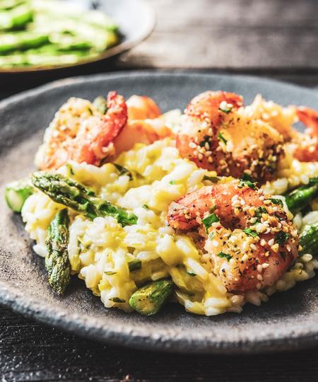 king mooloolaba prawns risotto noosa