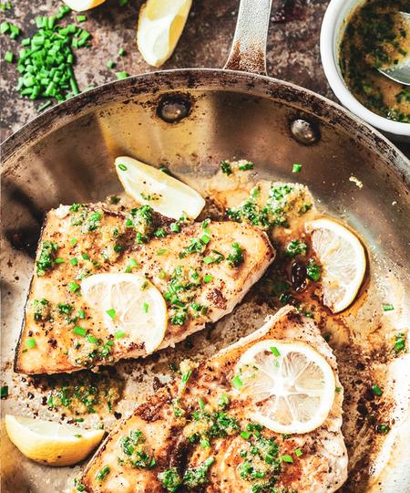 lemon garlic swordfish